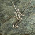 Caballito de Mar Colgante de Plata 925